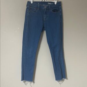 GAP Women's Deep Blue Cropped Jeans